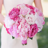 Handmade Peony Artificial bride Bouquet
