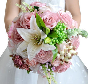 Wedding Bouquet Pink White Bridal Bouquet