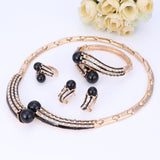 Gold Color Jewelry Sets Women Wedding Accessories