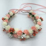 Small Rose Flower Crown Floral Headband