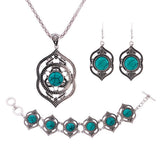 Necklace Earring Bracelet Set for Women